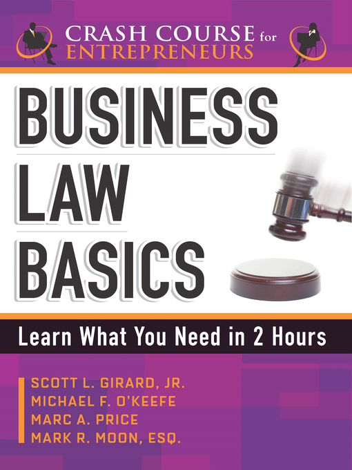 Title details for Business Law Basics by Michael F. O'Keefe - Wait list